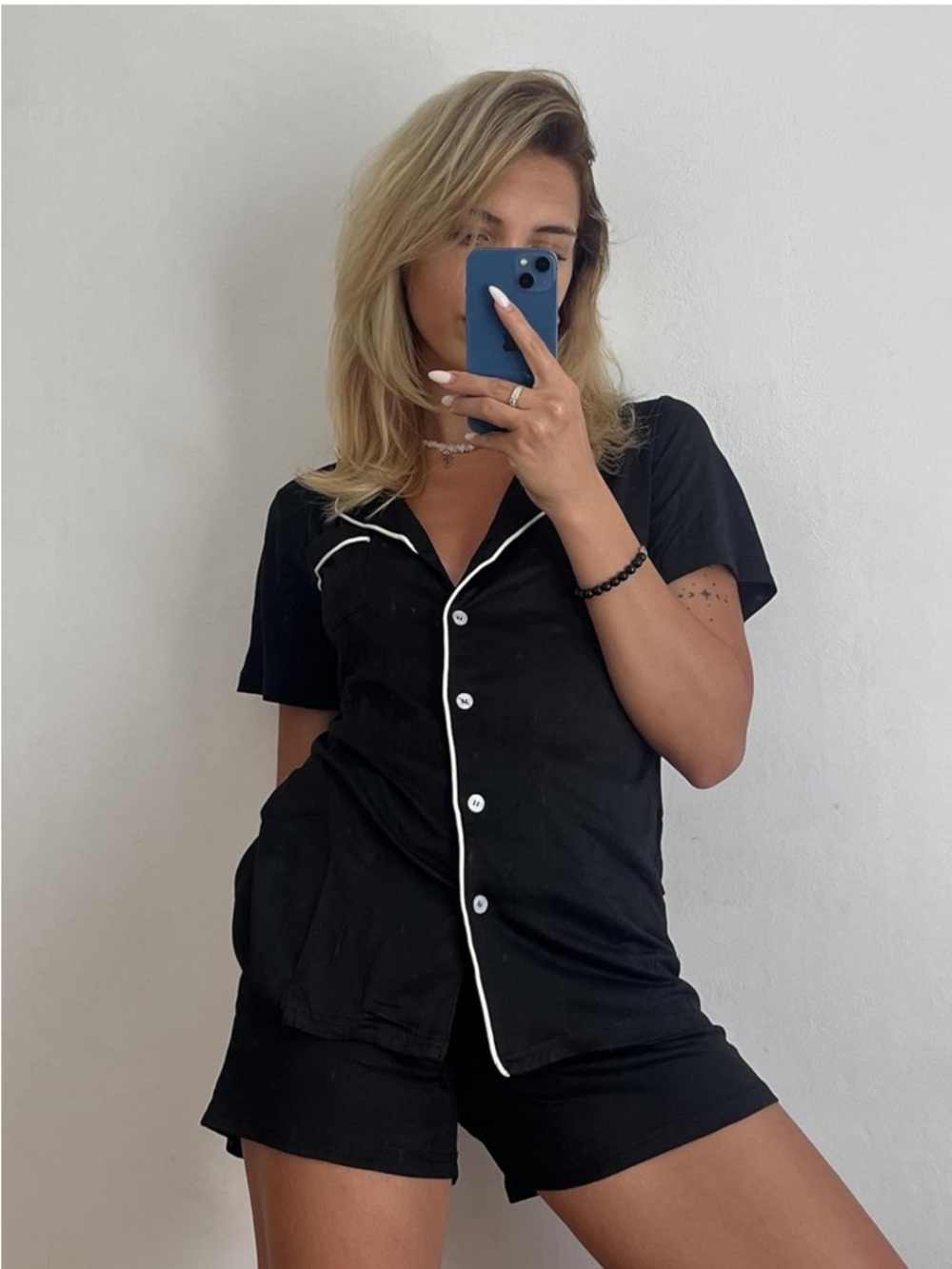 NWT Ekouaer button down Pajamas Set - size medium
